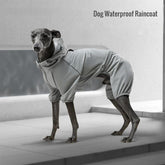 Waterproof Dog Raincoat with Hood and Reflective Stripe